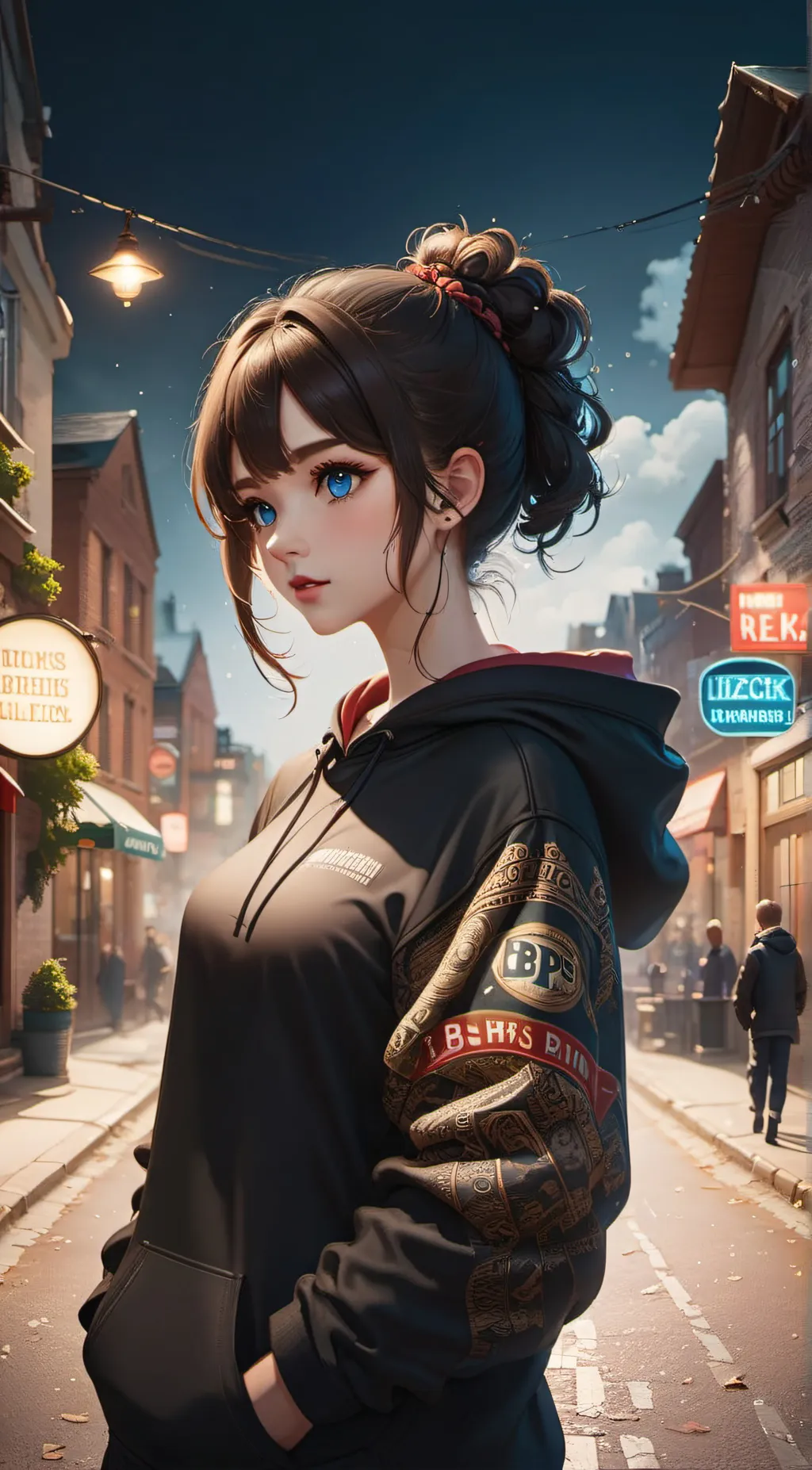 ai character: Sarah Heathcliff background