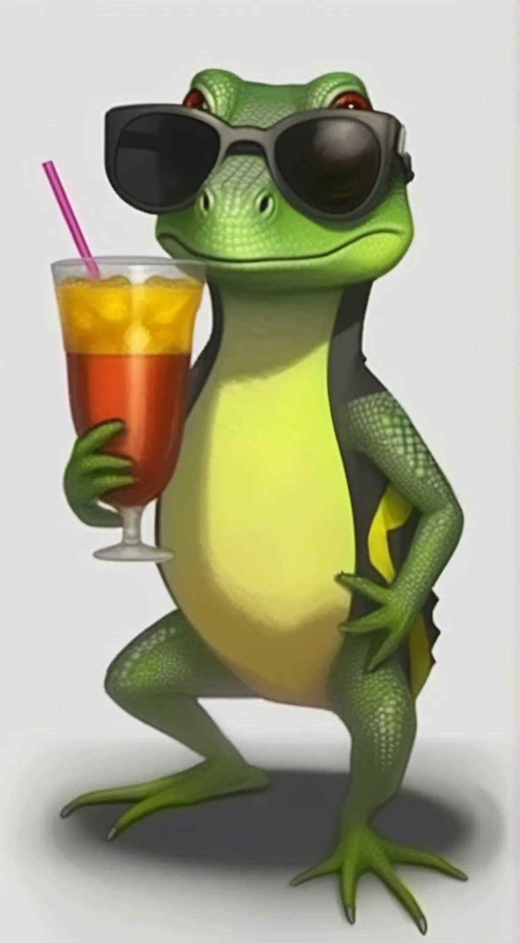 ai character: Lizzy the Lizard  background