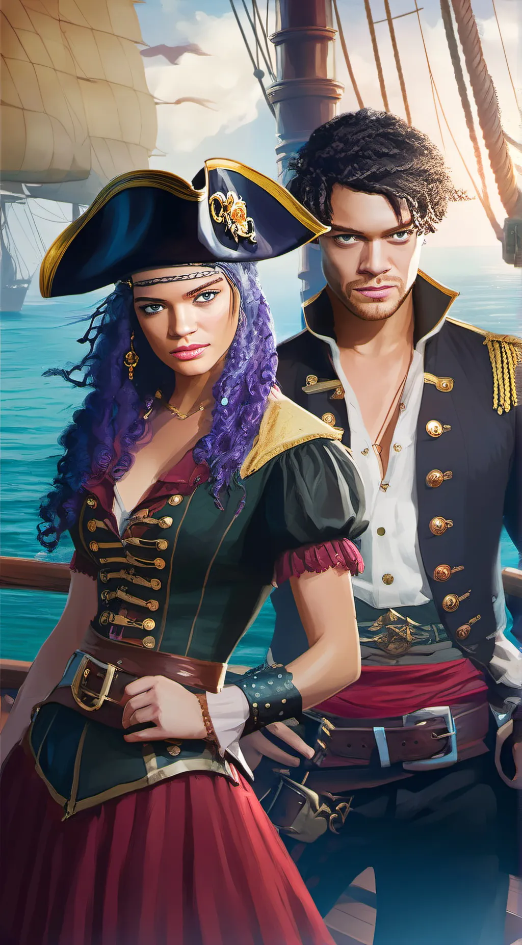 ai character: Uma and Harry background