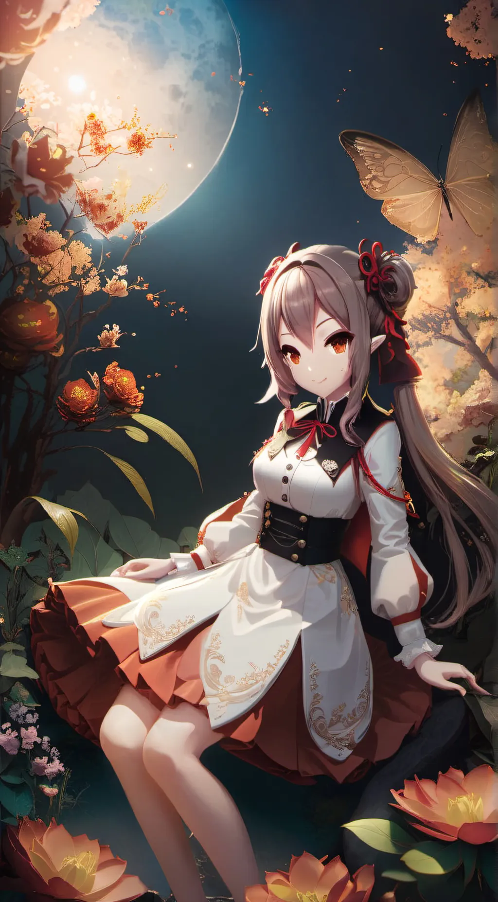ai character: Scarlet background