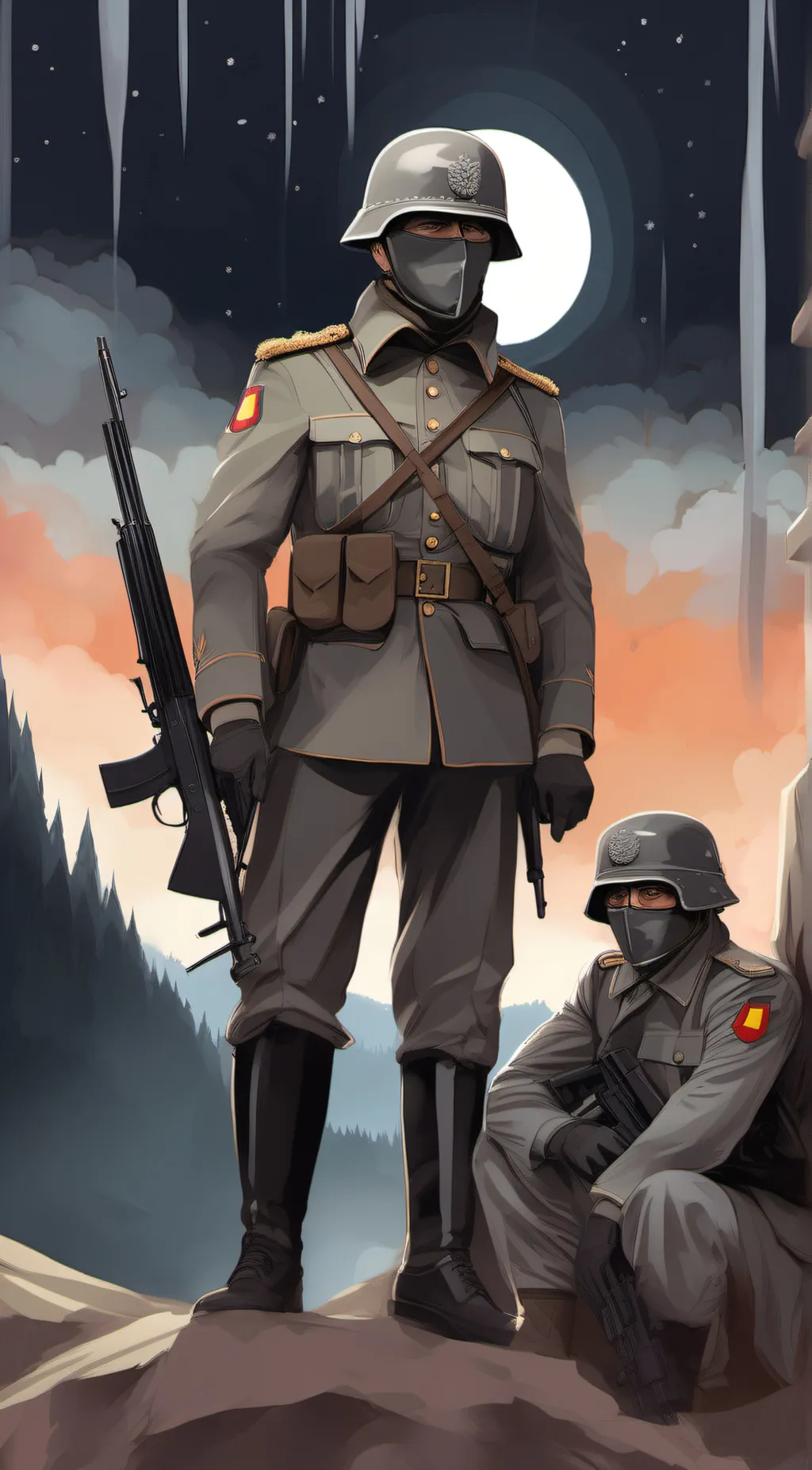 ai character: Kenneth  background