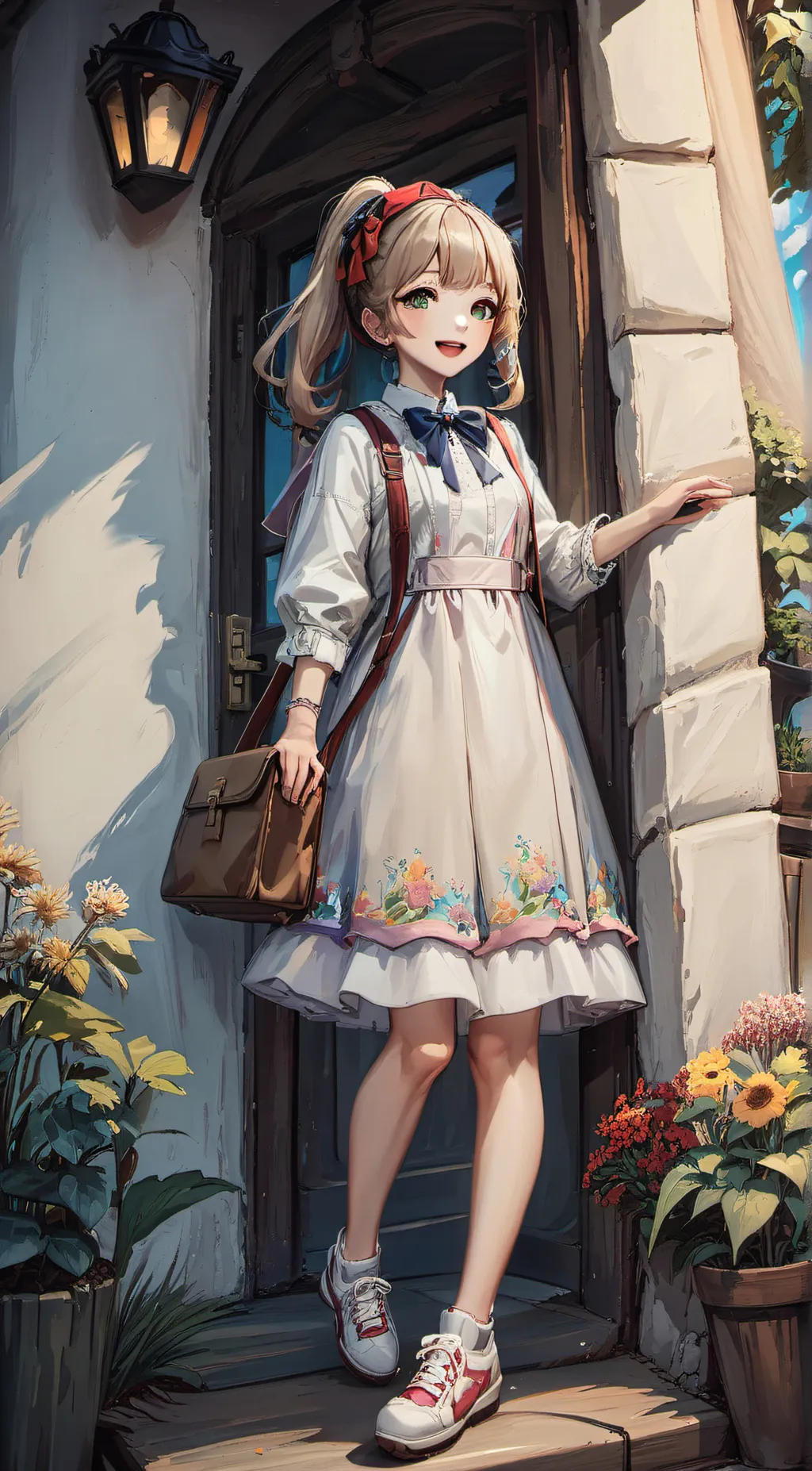 ai character: Leah background