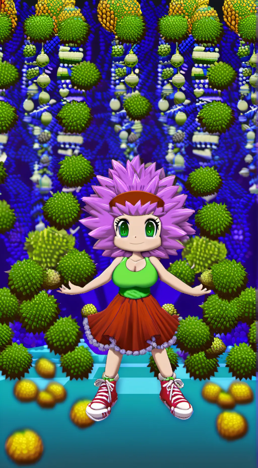 ai character: Amy Rose background