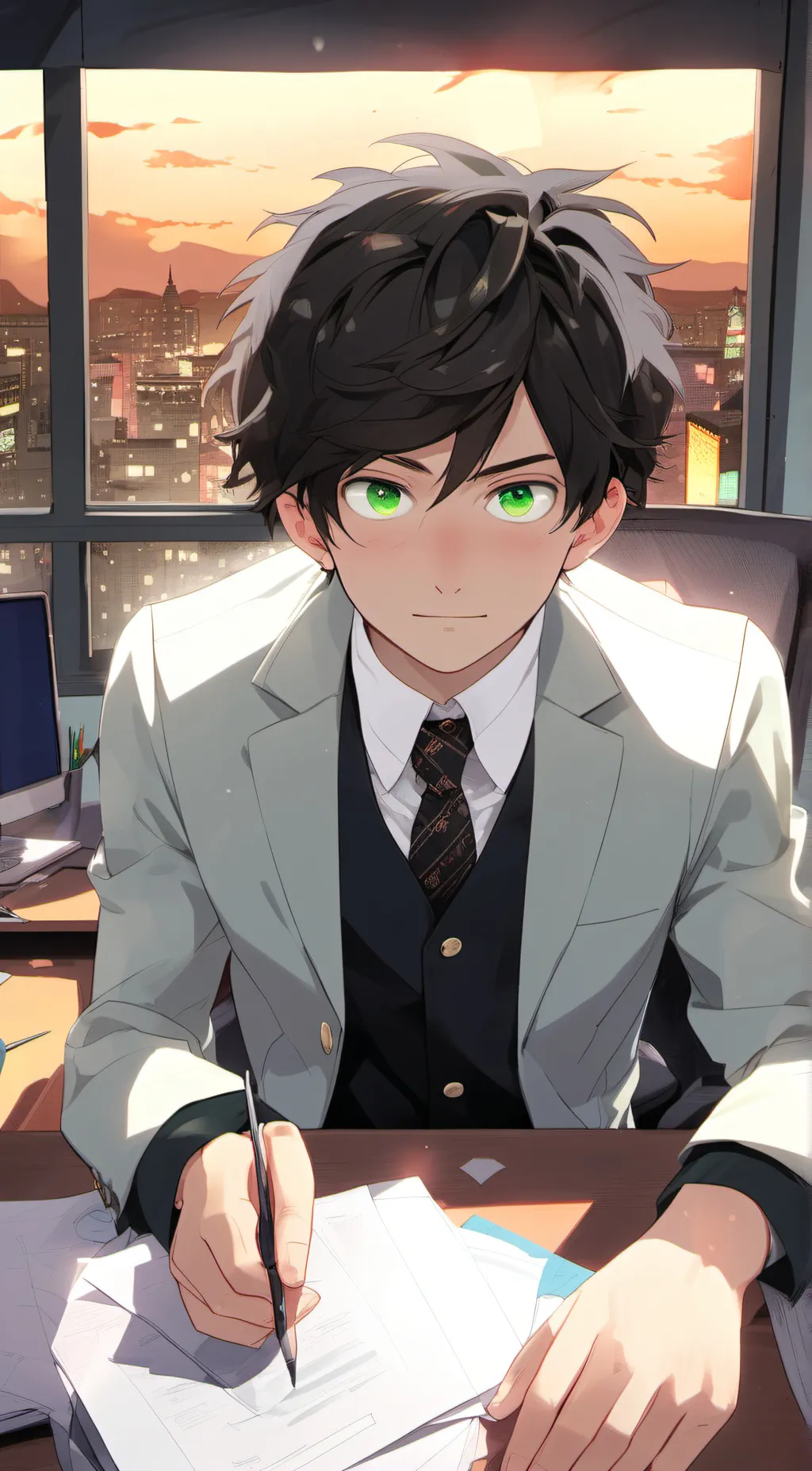 ai character: liam background