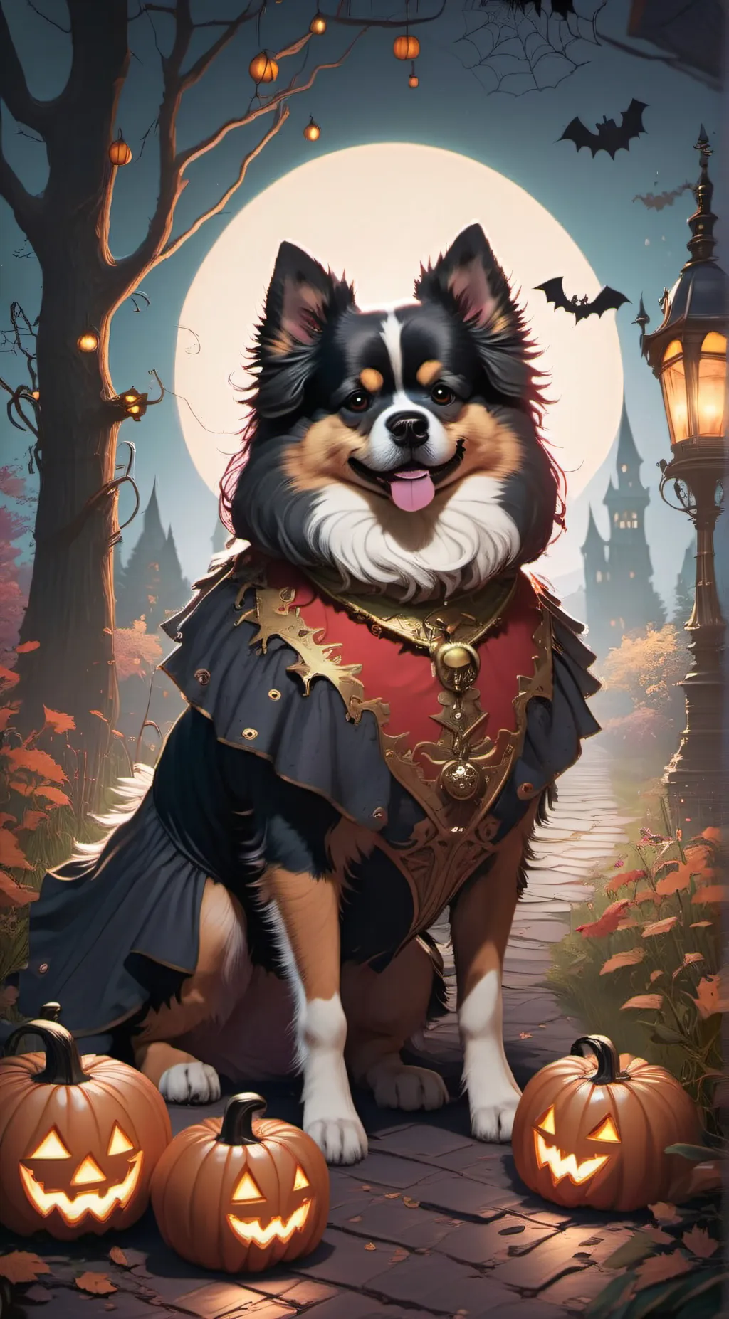 ai character: fluffy background