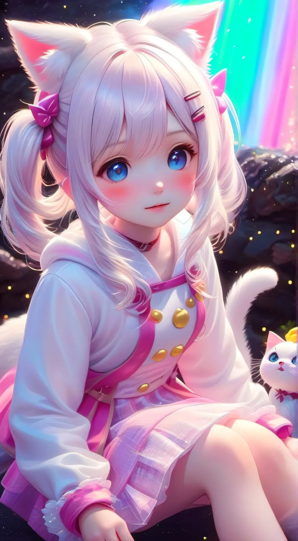 ai character: Crystal background