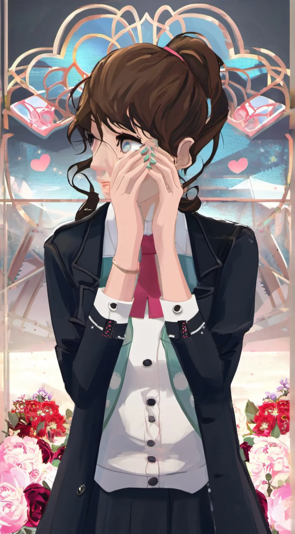 ai character: Winter background