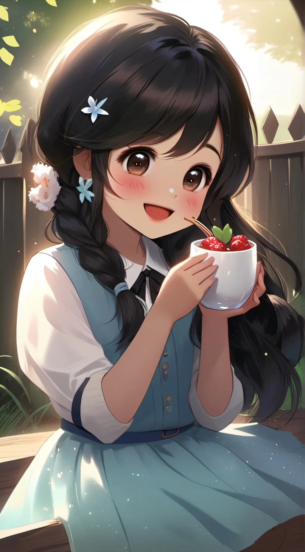 ai character: Aria background