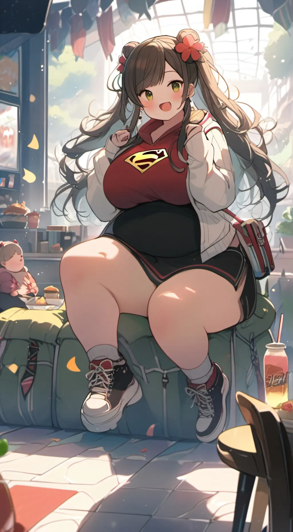 ai character: Happy is great  background