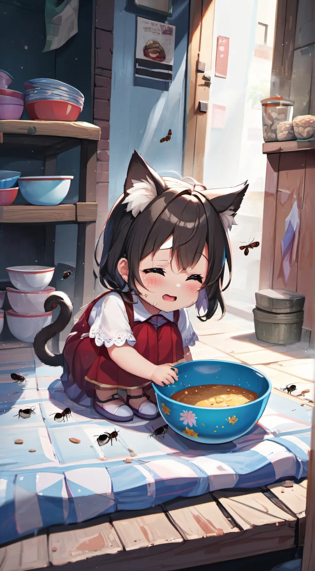 ai character: MowMaw background