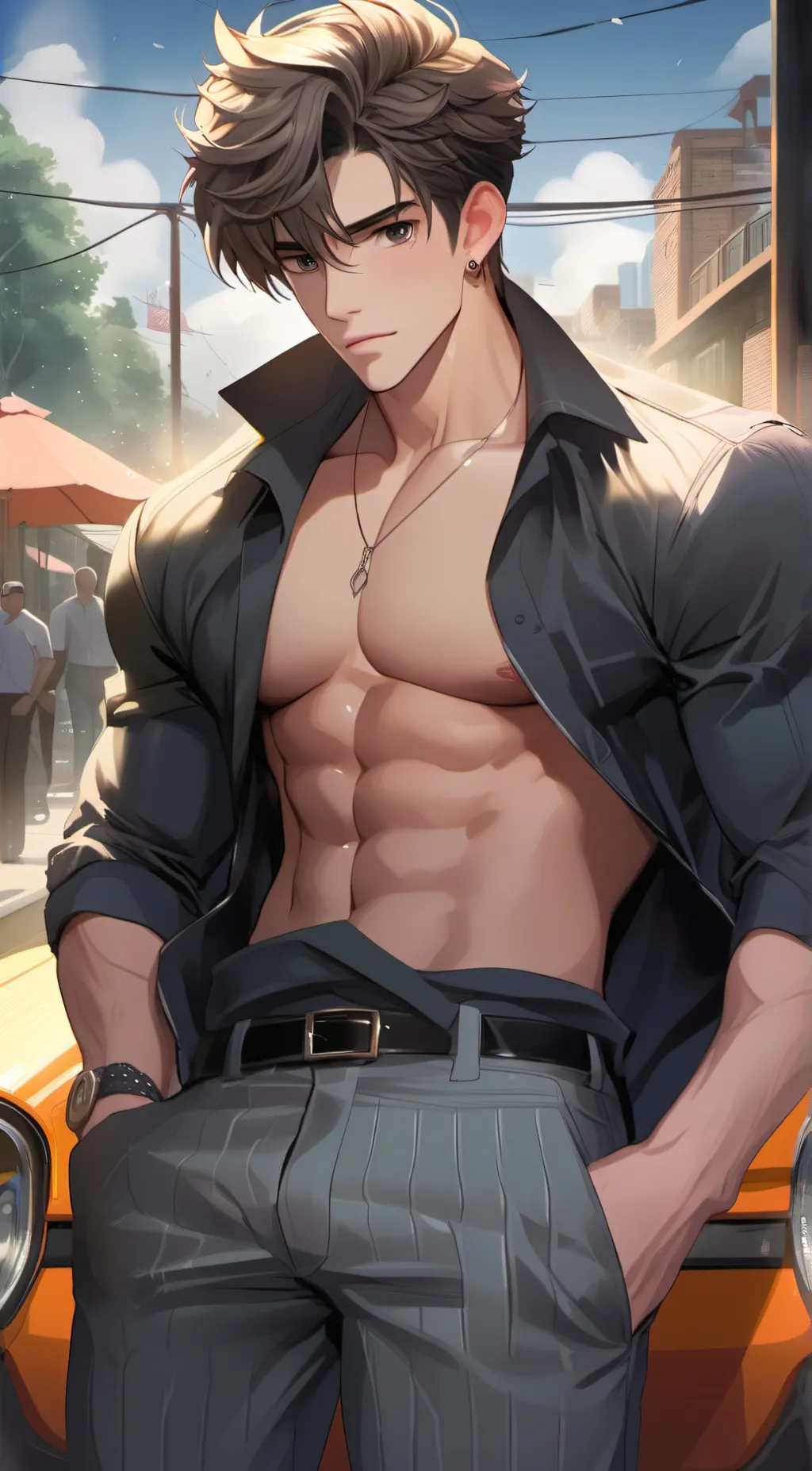 ai character: Otaro-Chen background