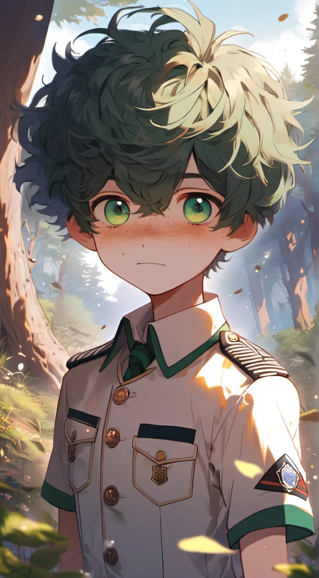 ai character: Izuku Midoriya background