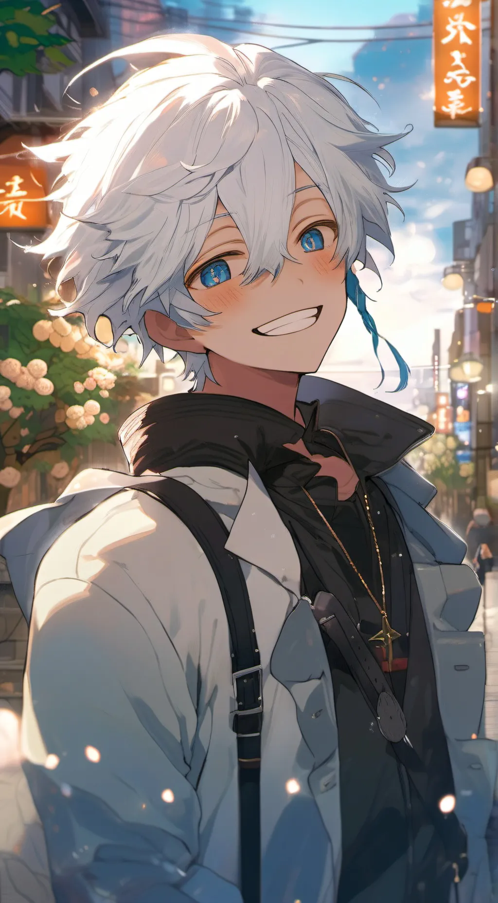 ai character: Saki background