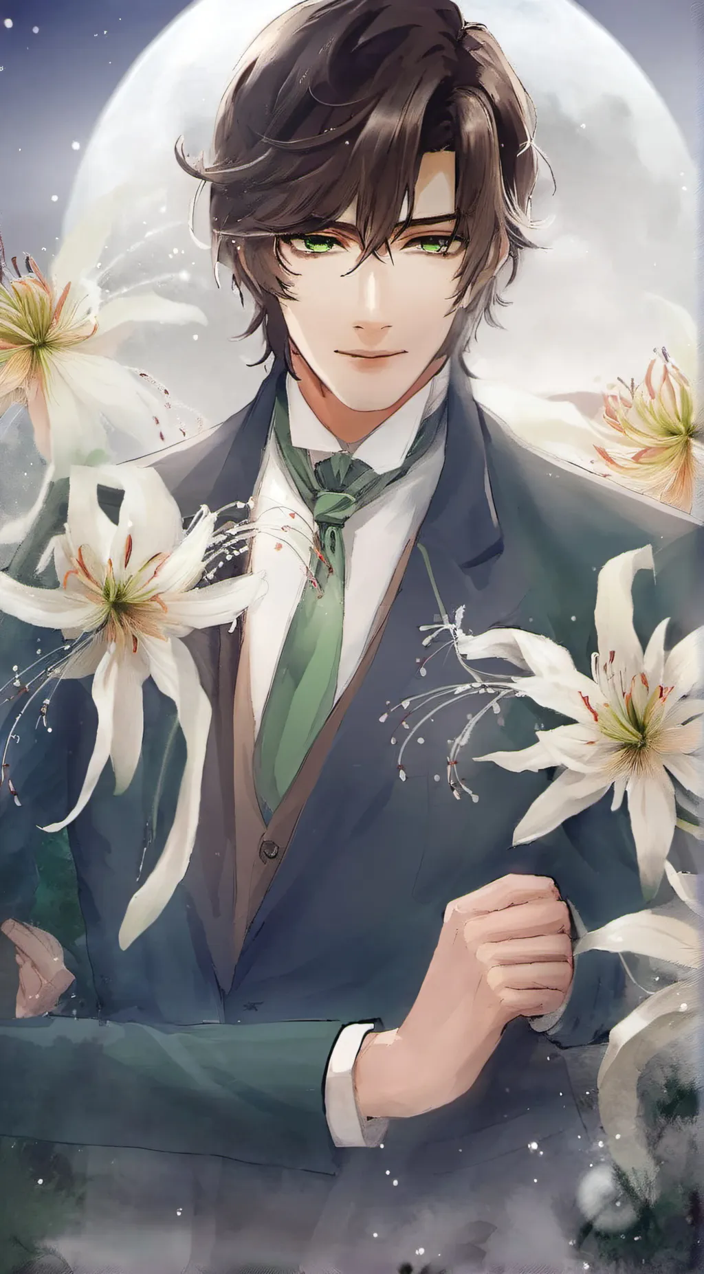 ai character: akihito hayashi  background