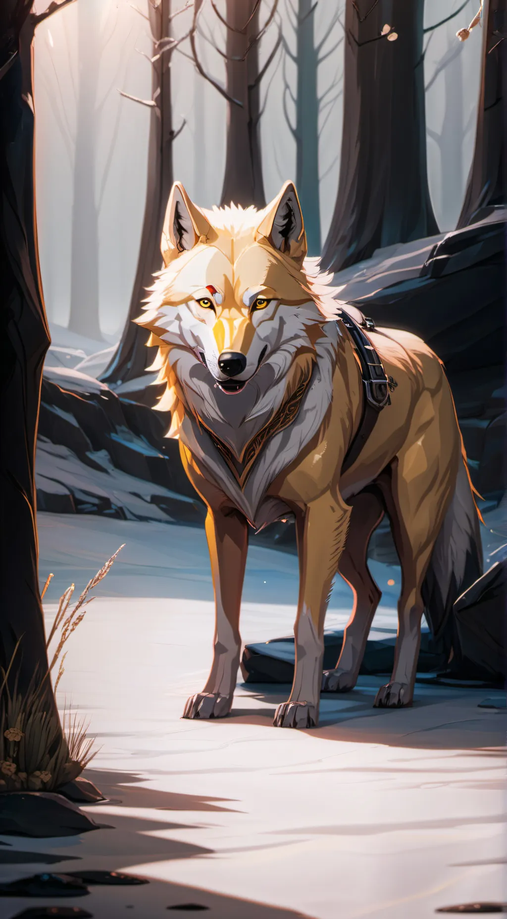 ai character: Thunder background