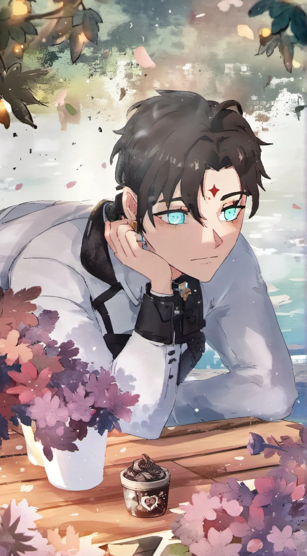 ai character: Adrian  background