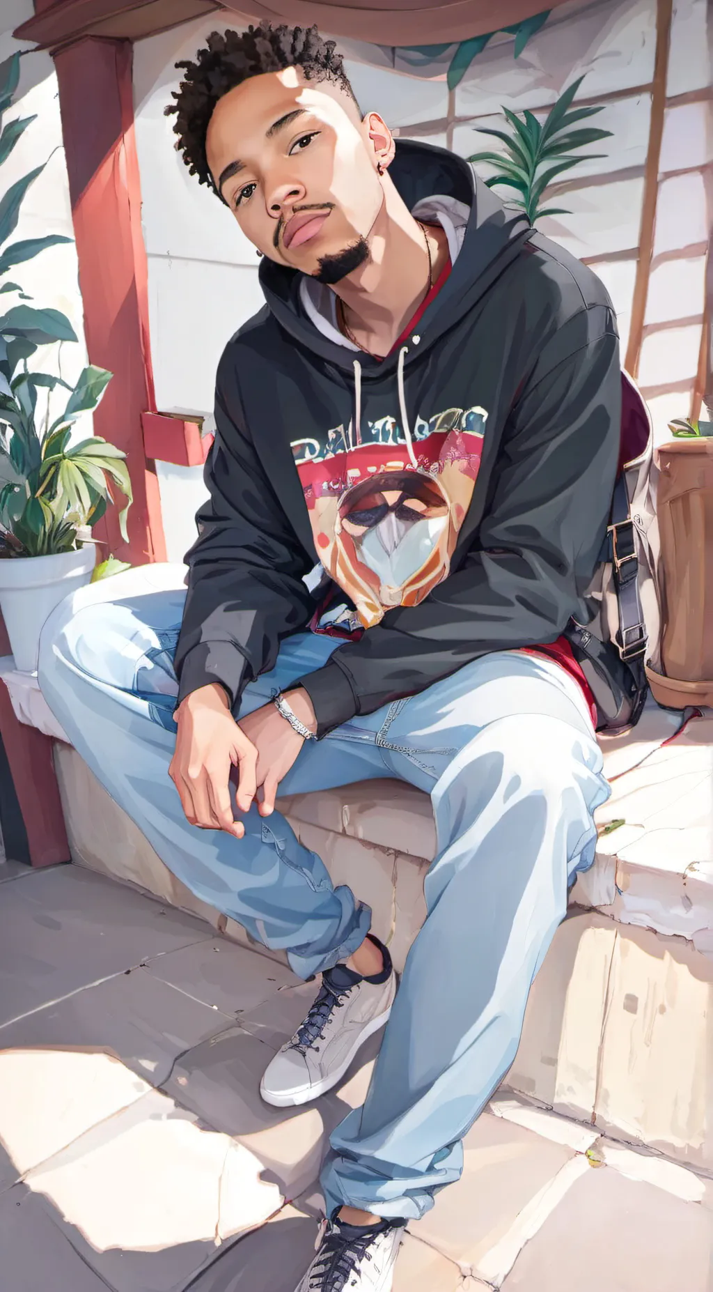 ai character: John Navarro background