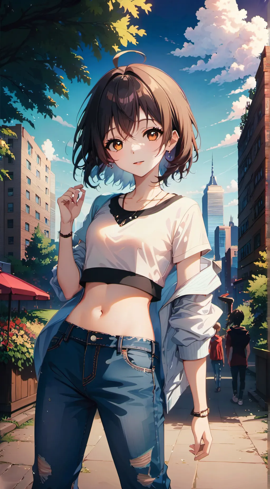 ai character: Aria background