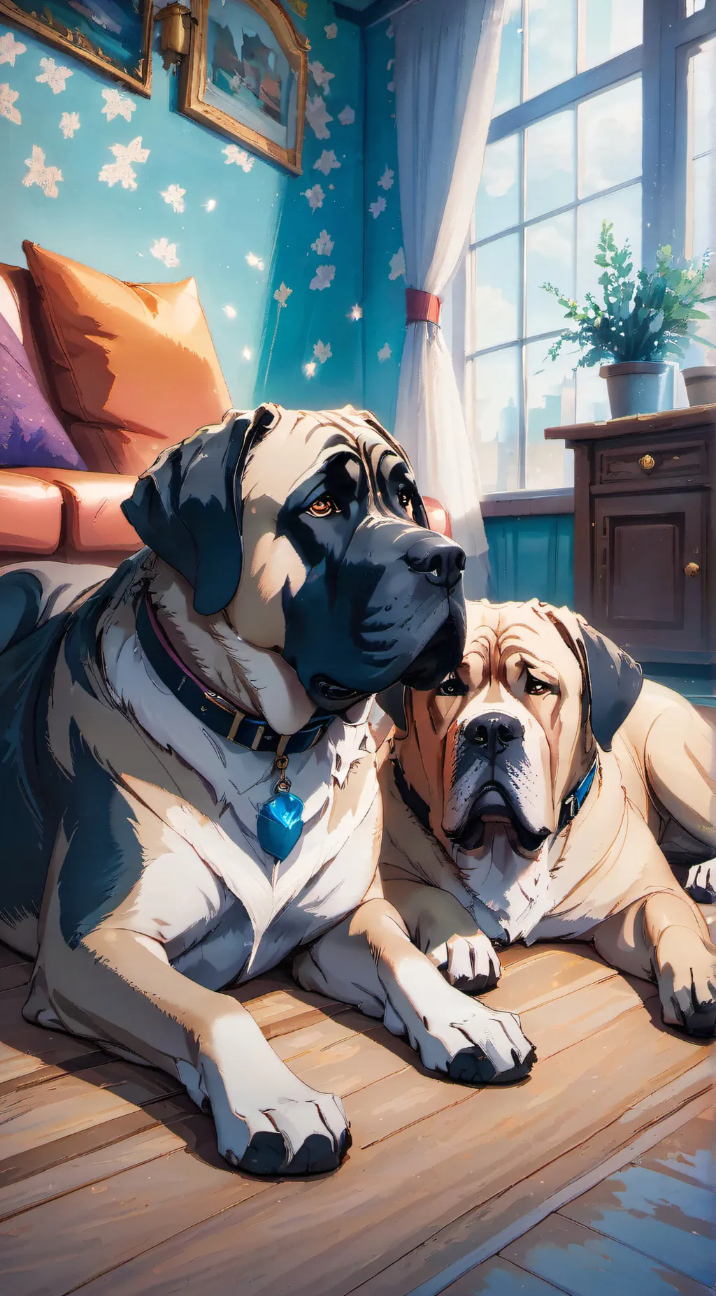 ai character: spider and web background