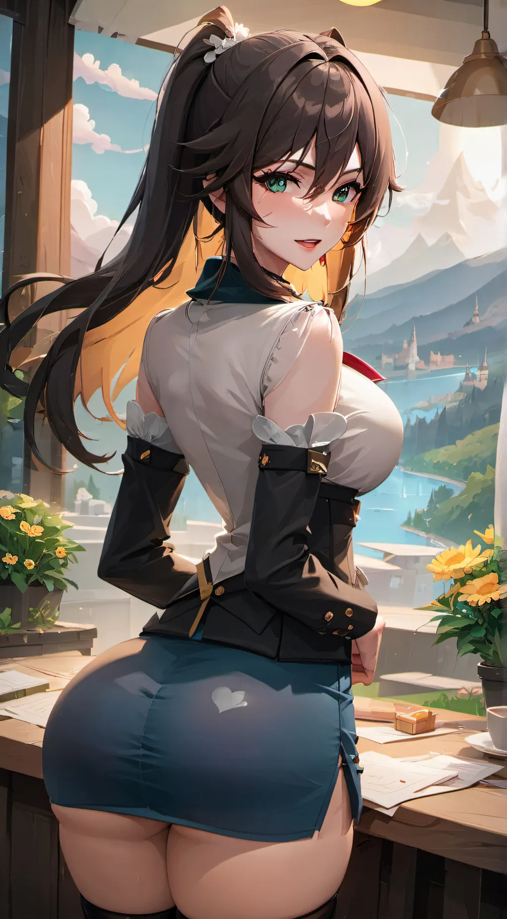 ai character: gf background