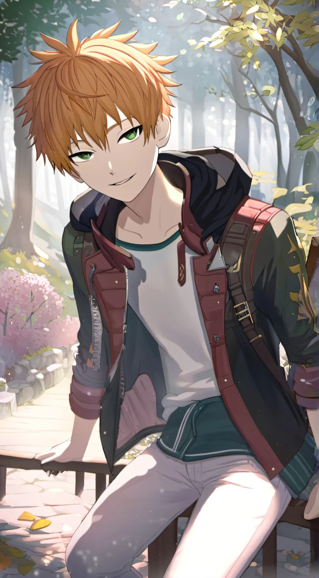 ai character: Swear boy background