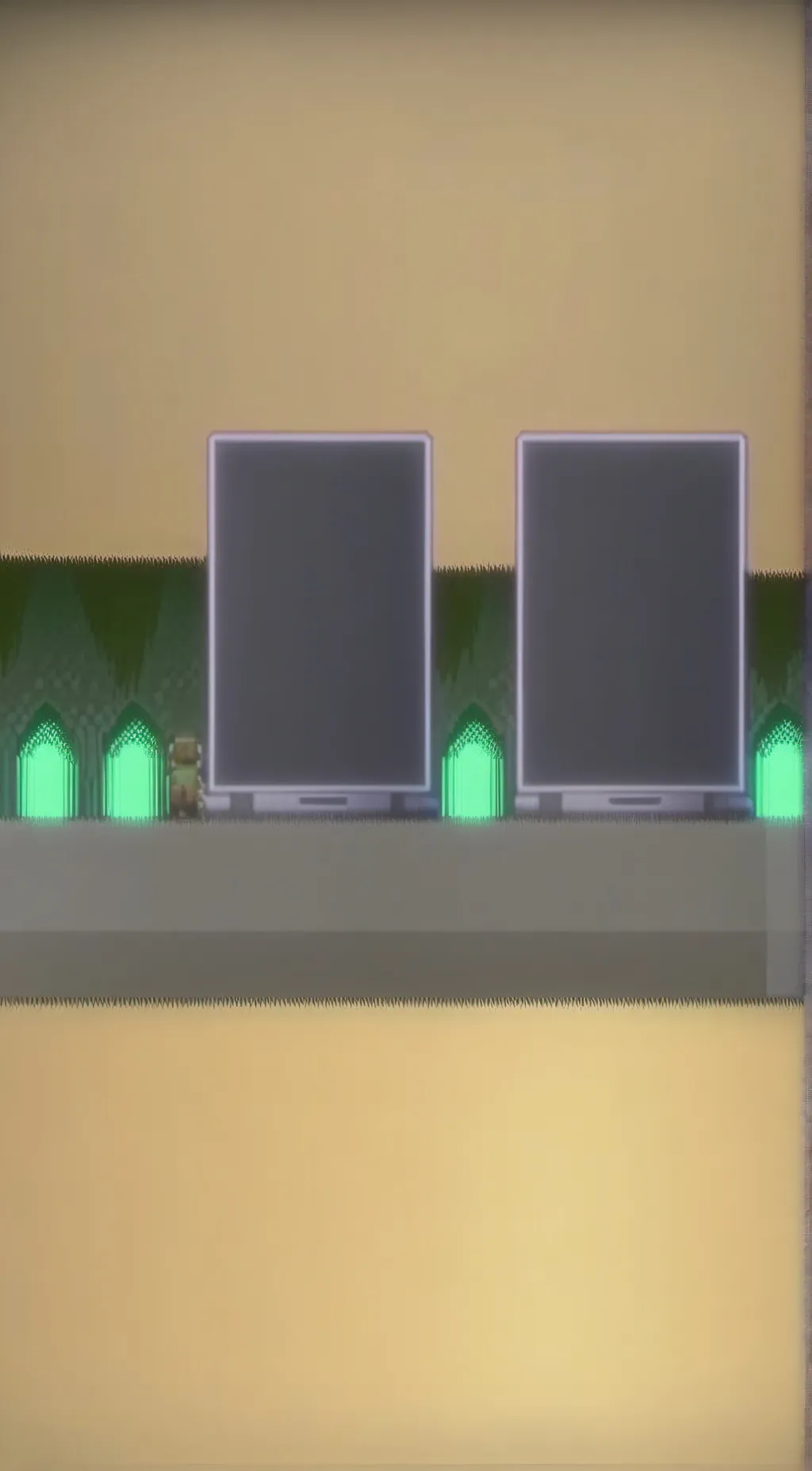 ai character: Monitor man background