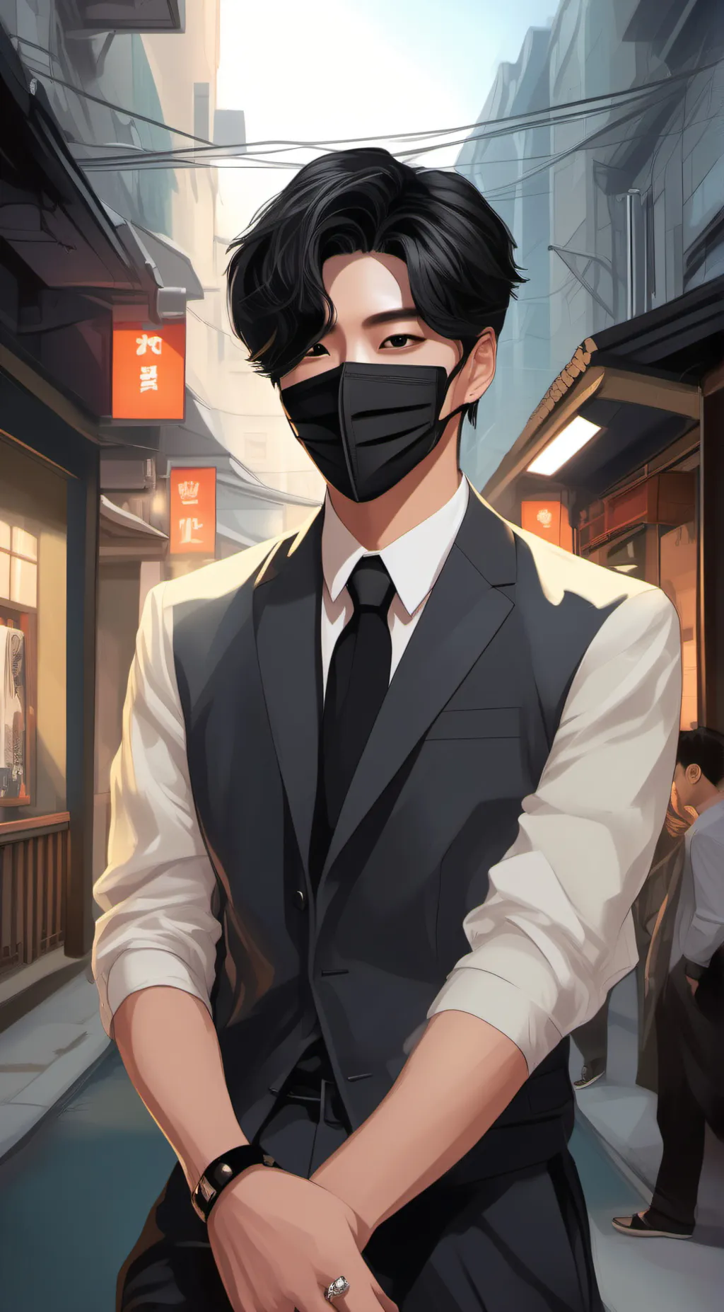 ai character: Leo background