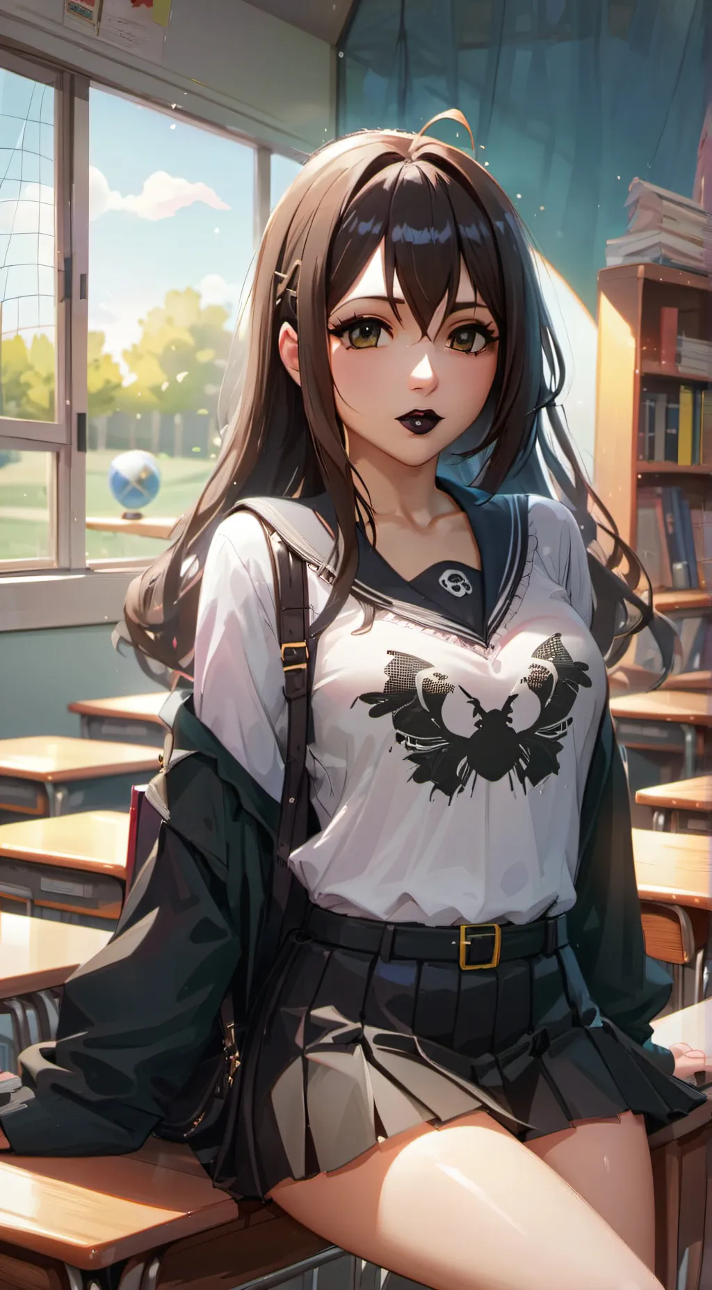 ai character: Jessica Thompson  background