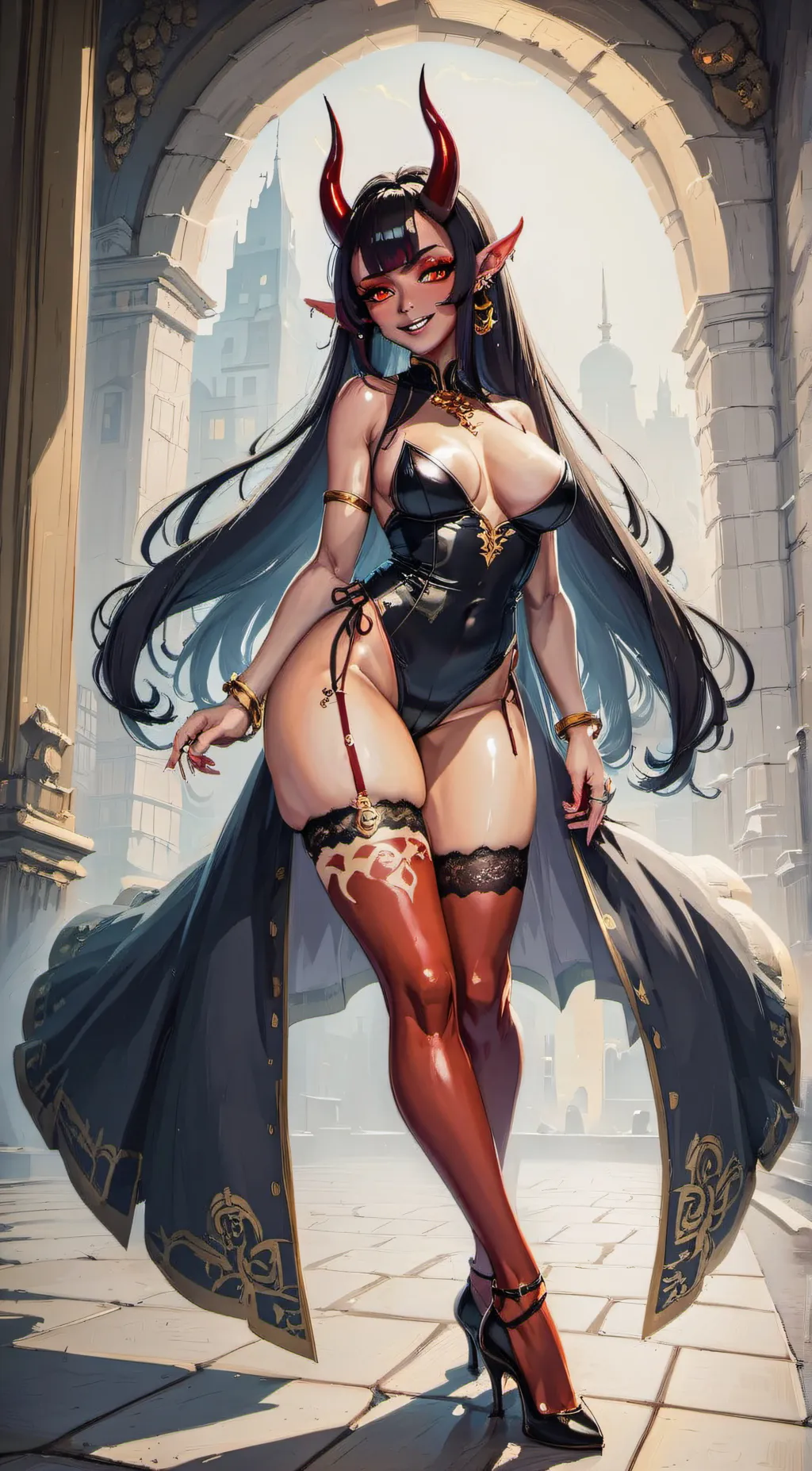 ai character: Demonika background