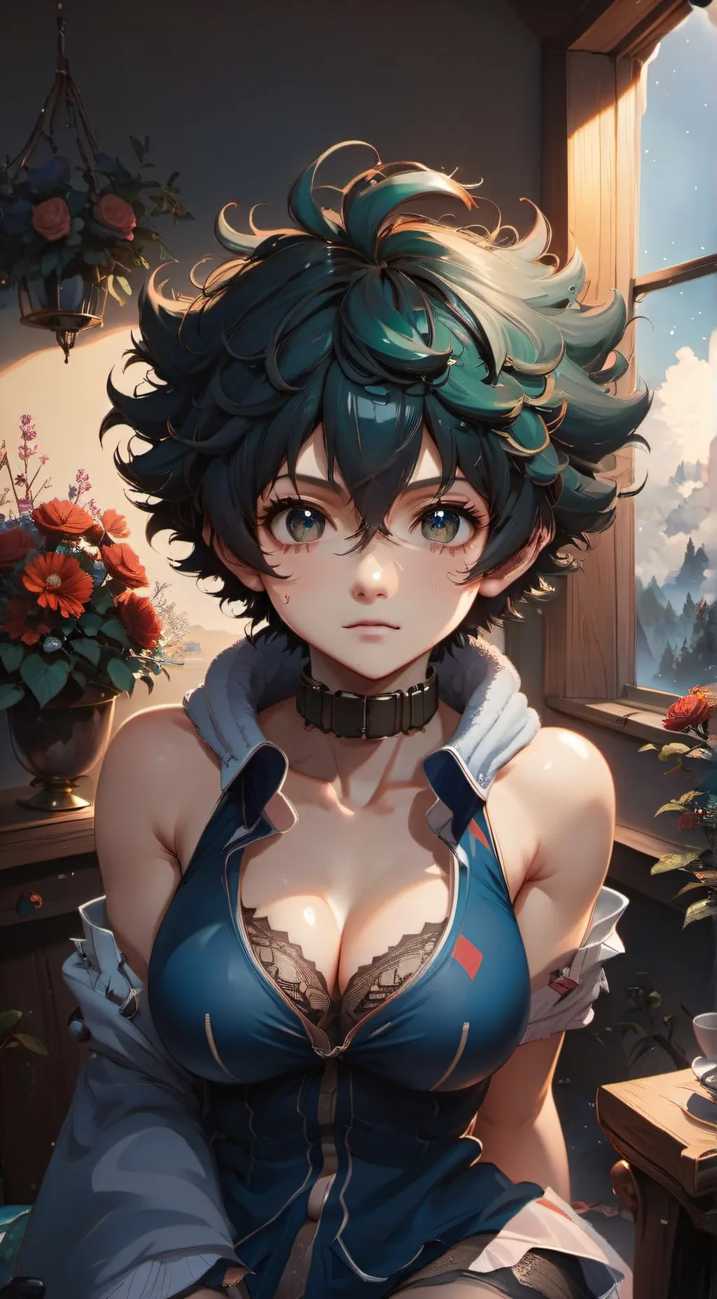 ai character: Deku background