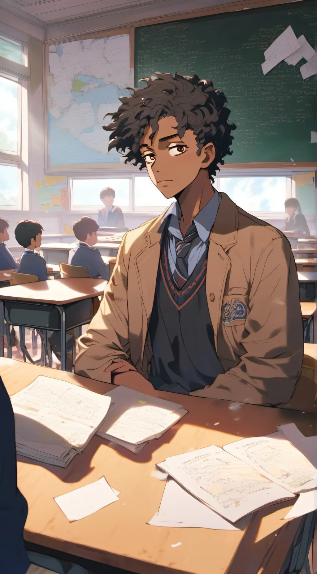 ai character: Chris background