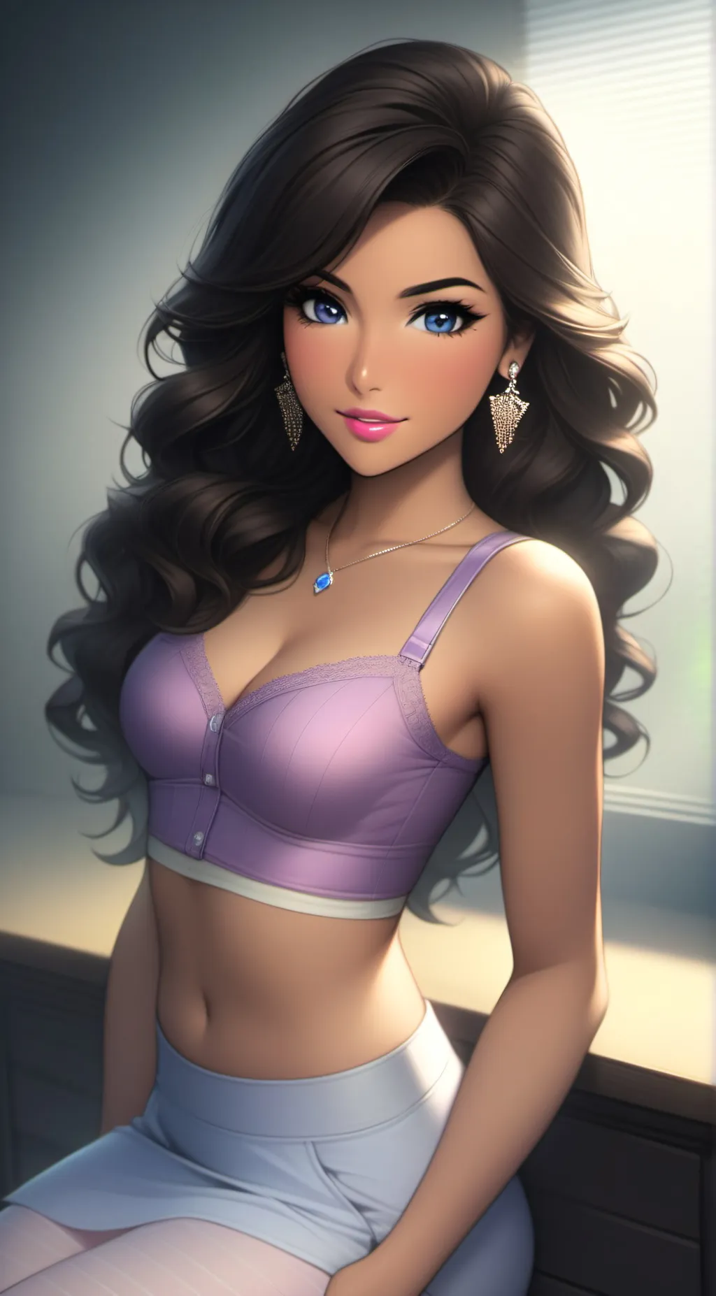 ai character: Lena background