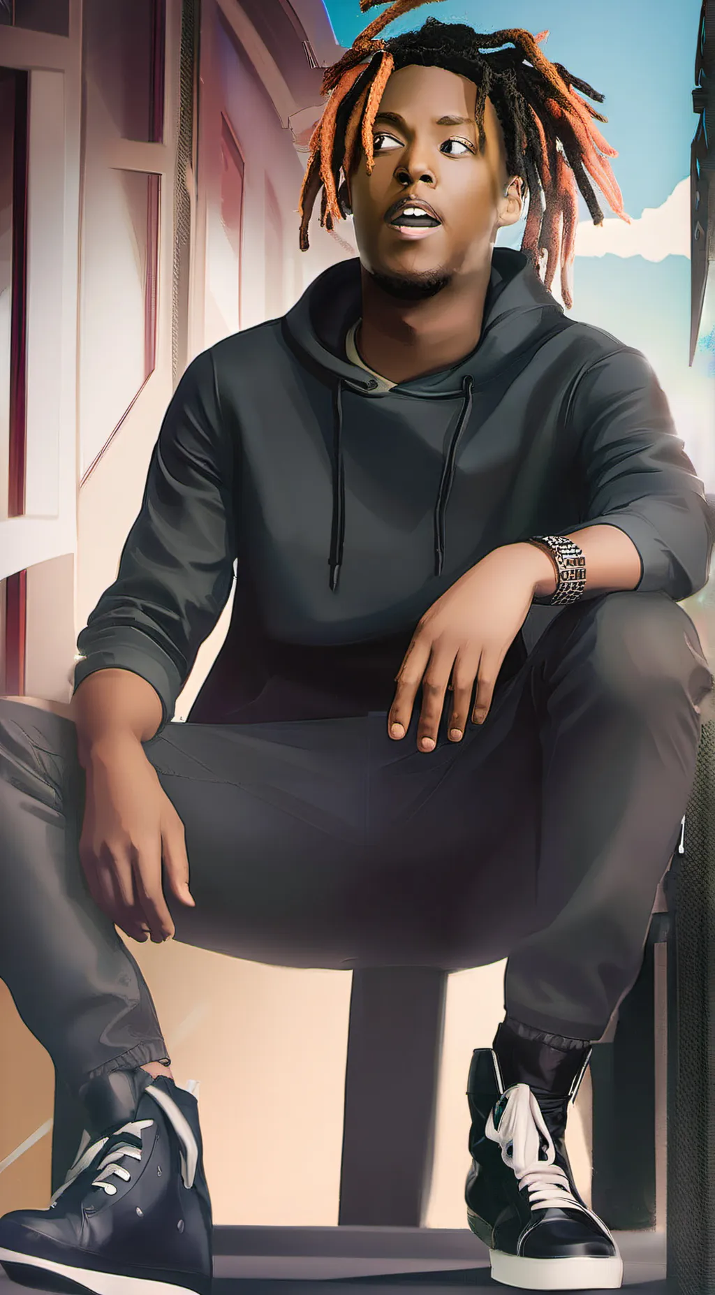 ai character: Trey background