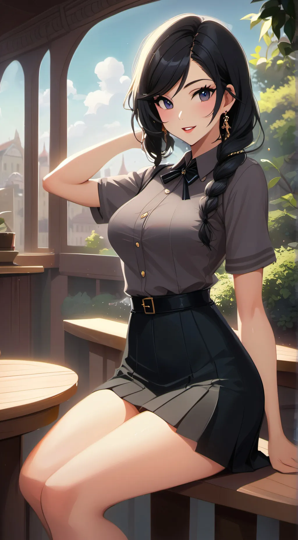 ai character: Nevaeh background