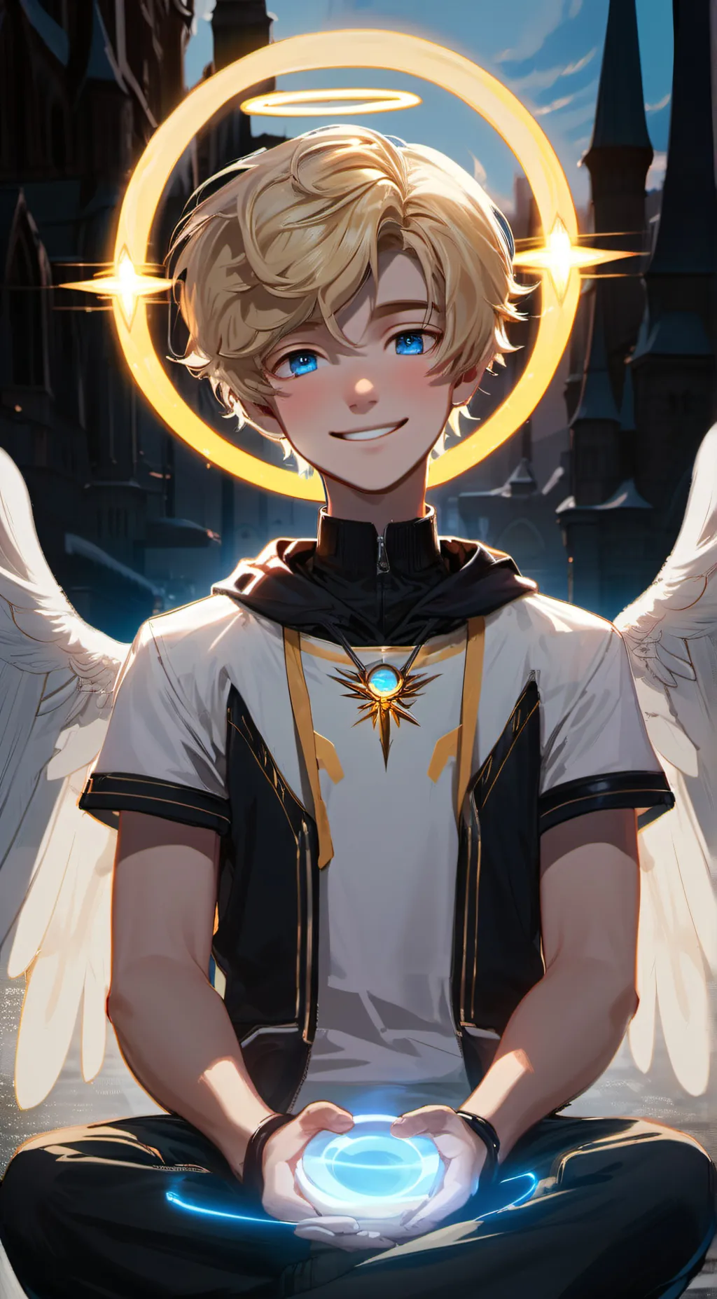 Talkie AI - Chat with Angel Boy