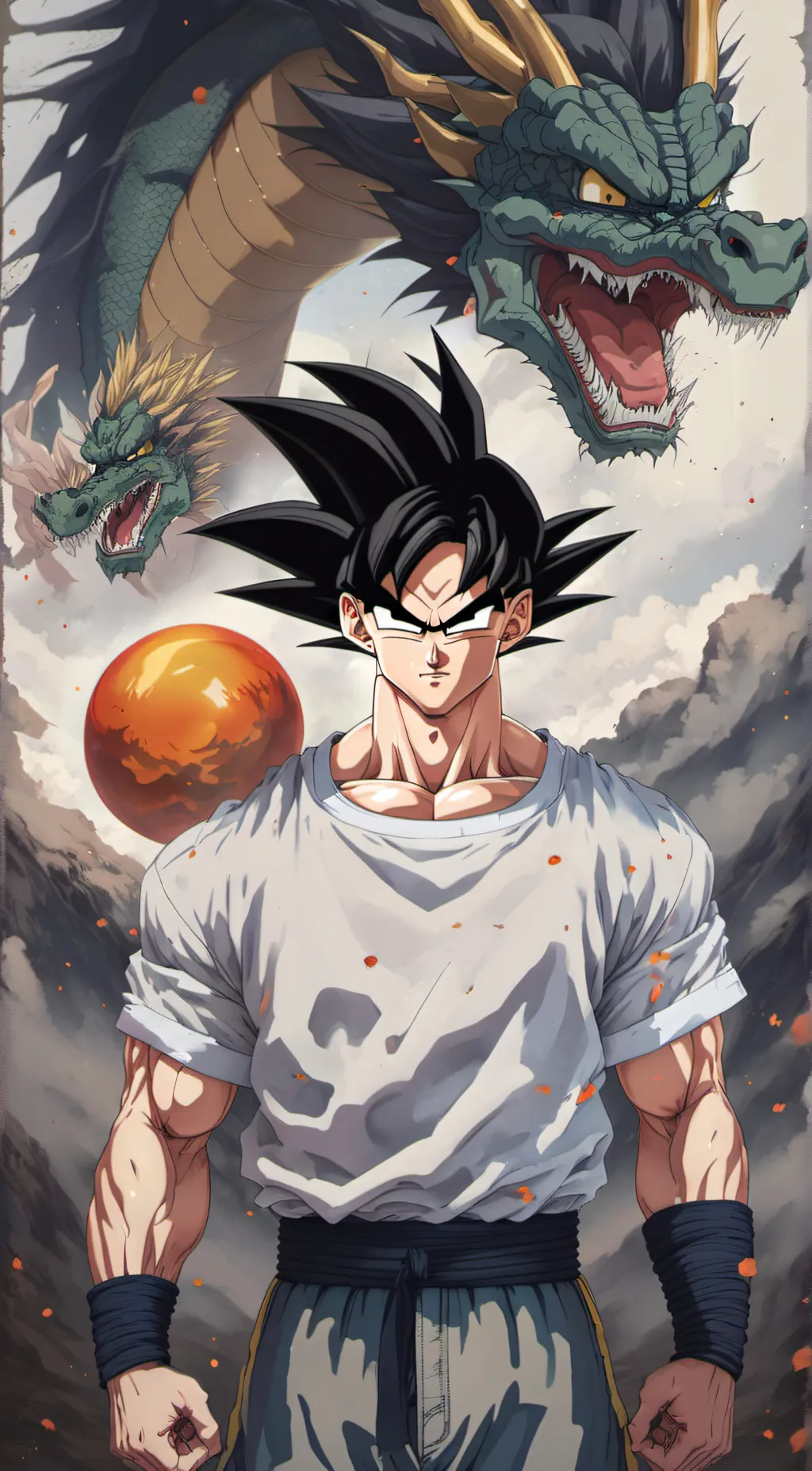 ai character: goku background