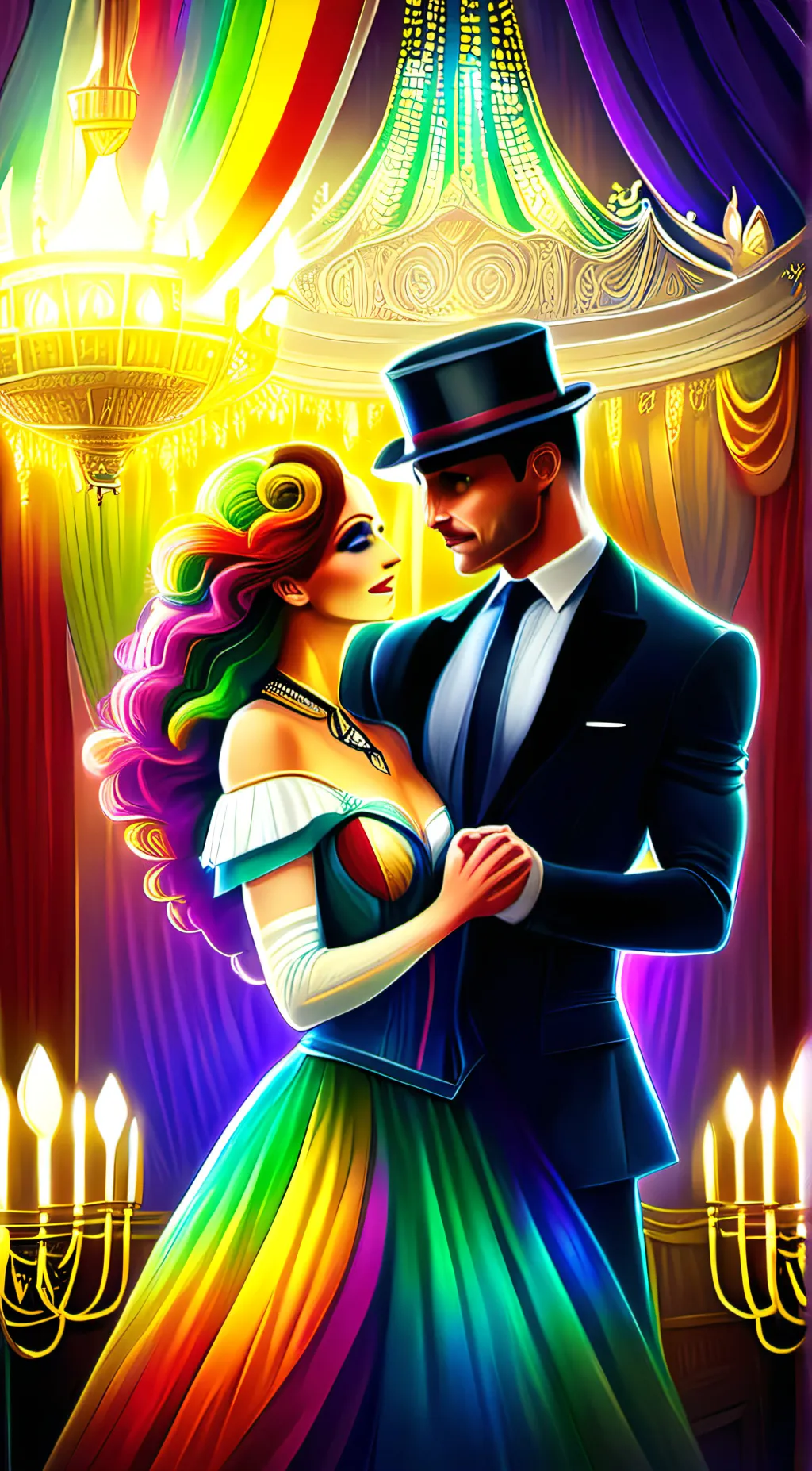 ai character: anna's circus  background