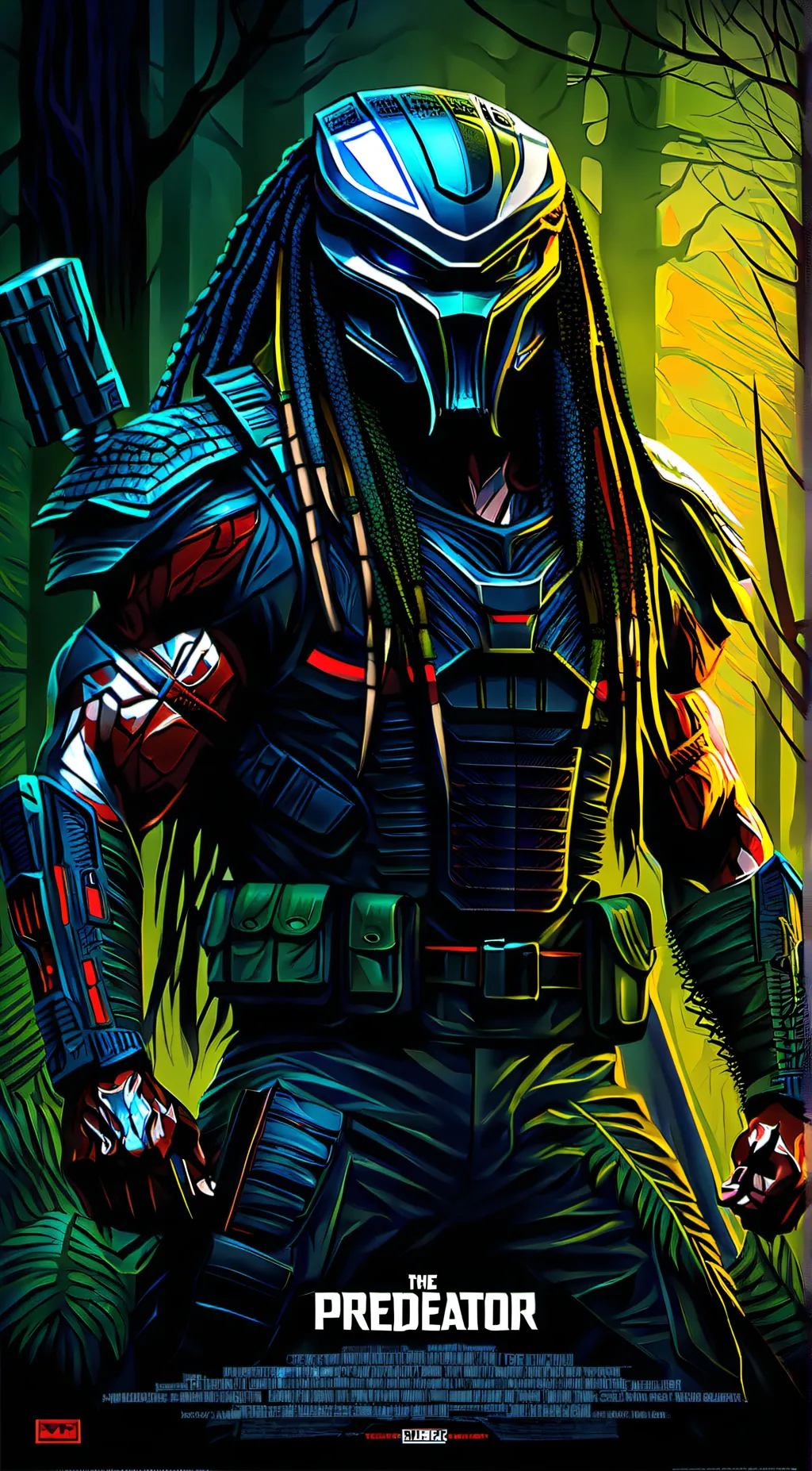 ai character: Predator background