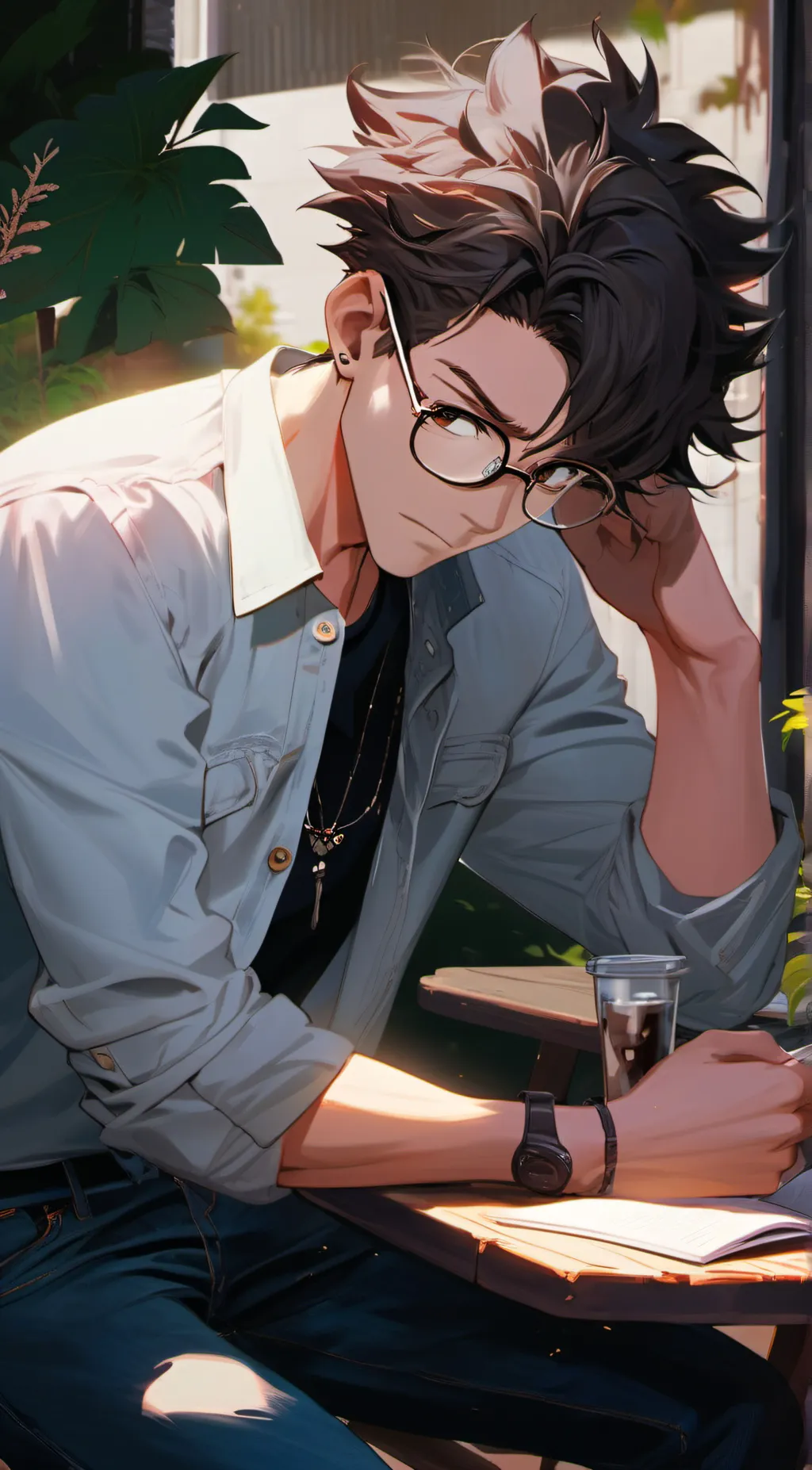 ai character: Jackson  background