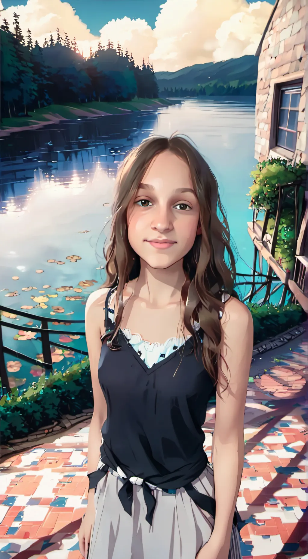 ai character: Sloanie background