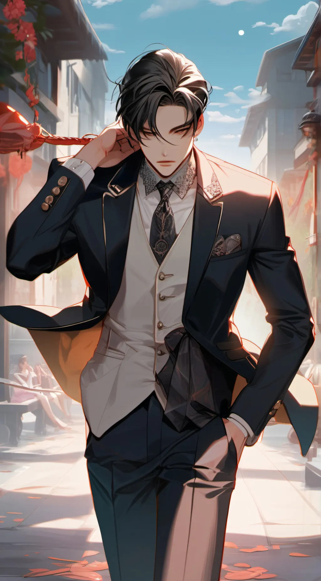 ai character: Zak  background