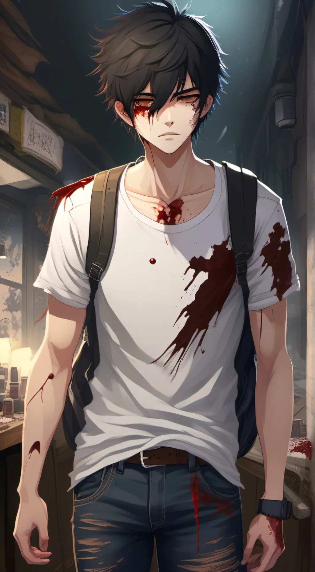 ai character: Vince background