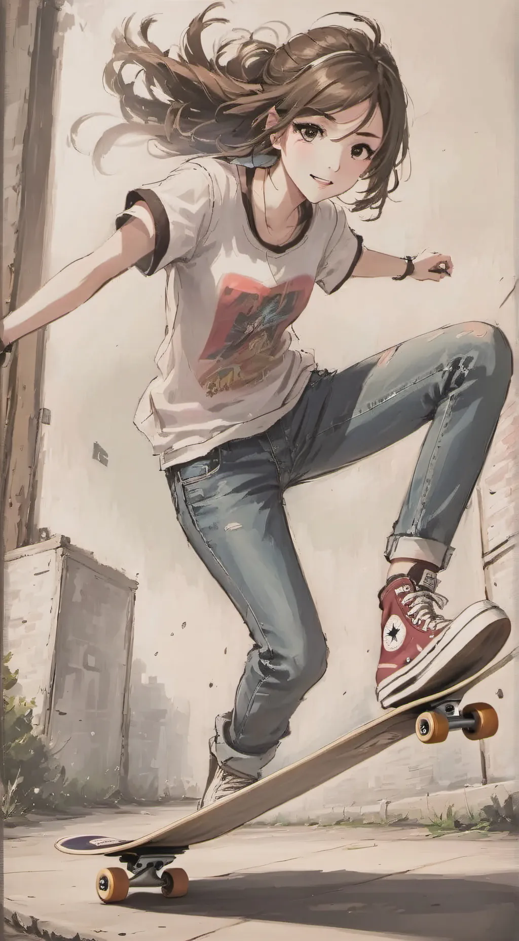 ai character: Sophia background