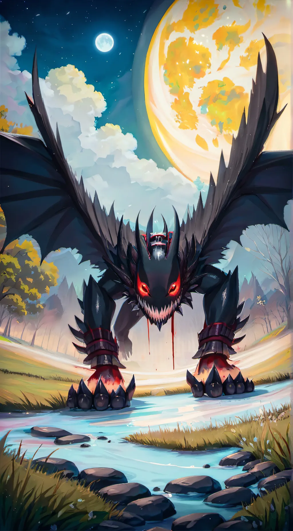 ai character: Death background