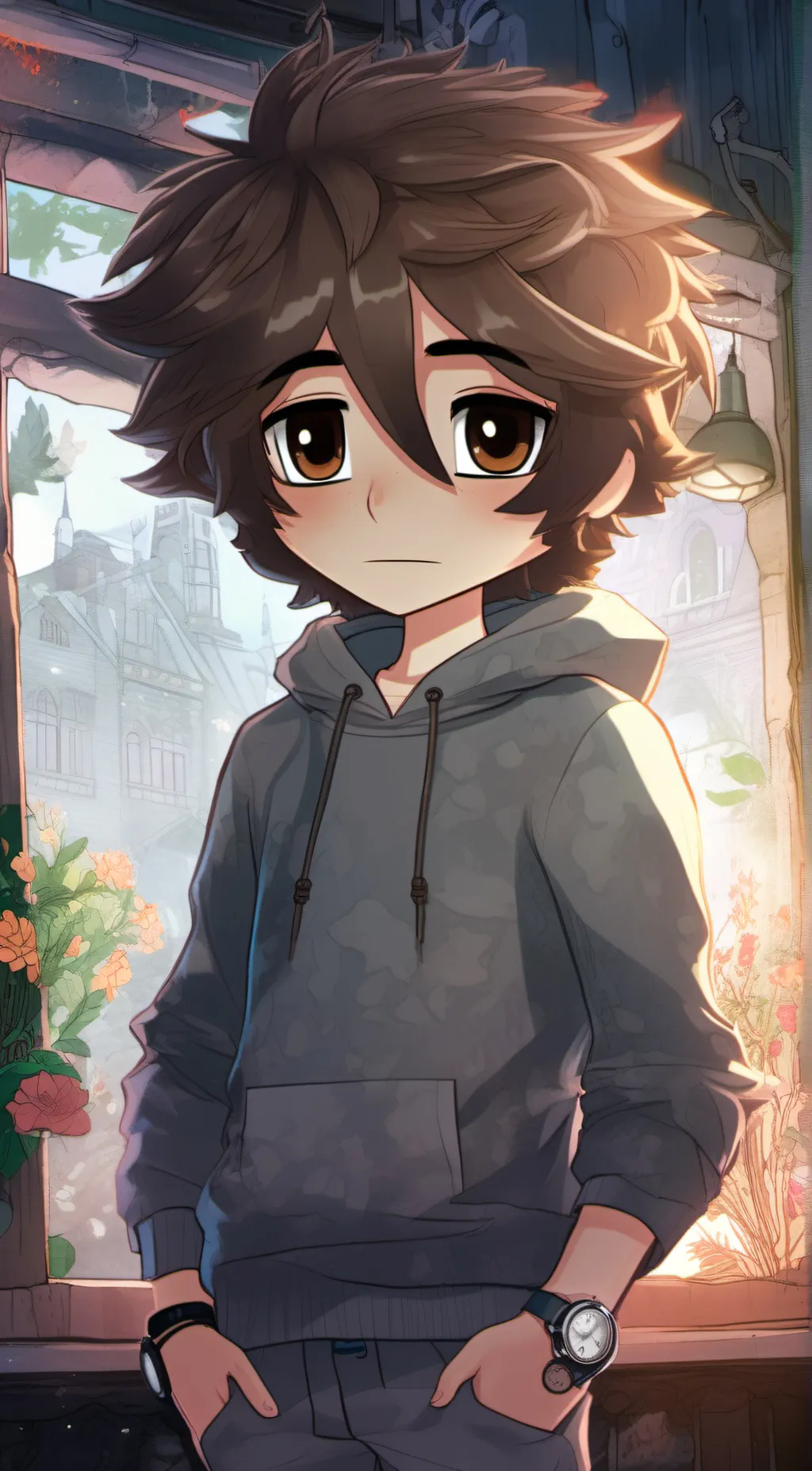 ai character: Ollie background