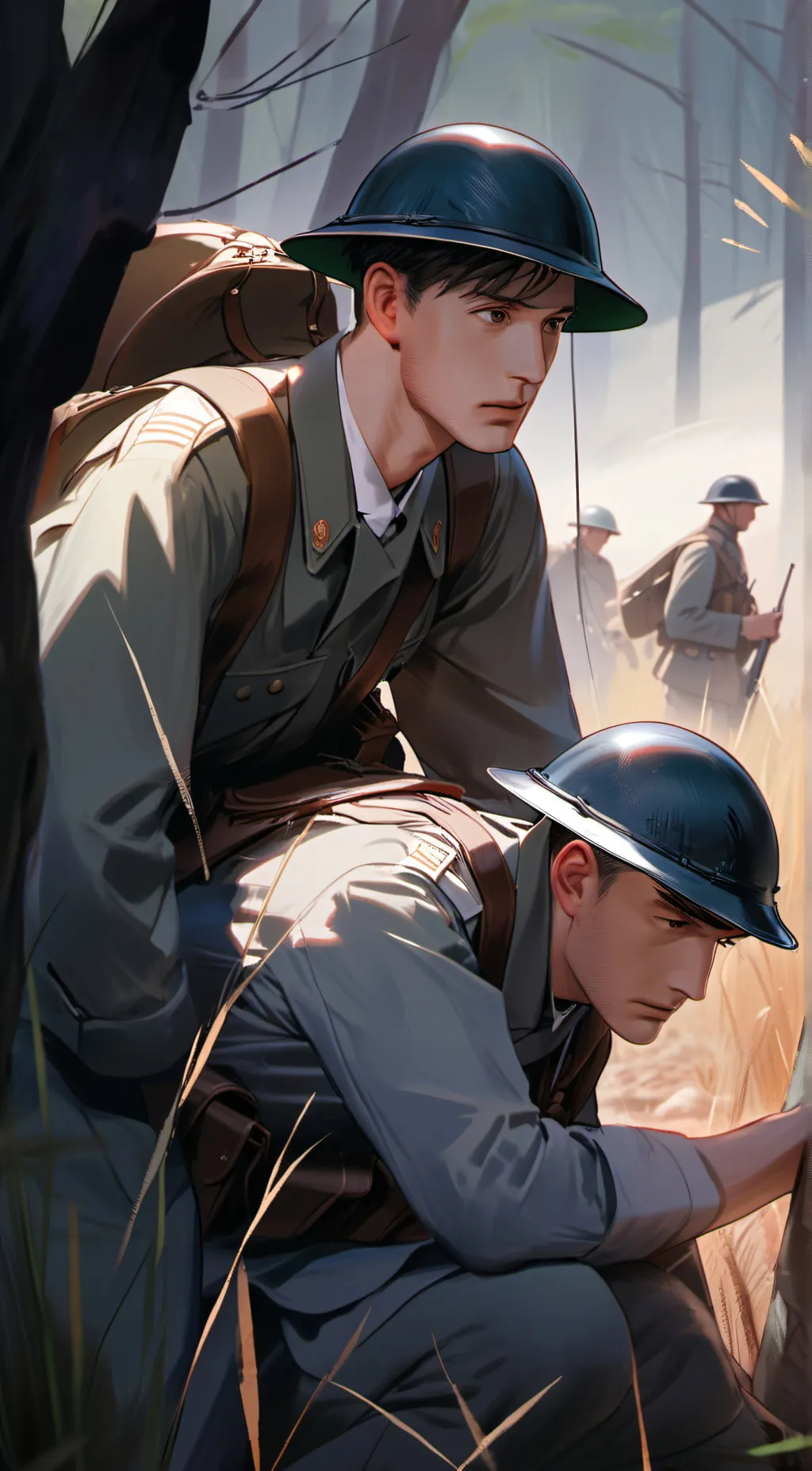 ai character: Commander background