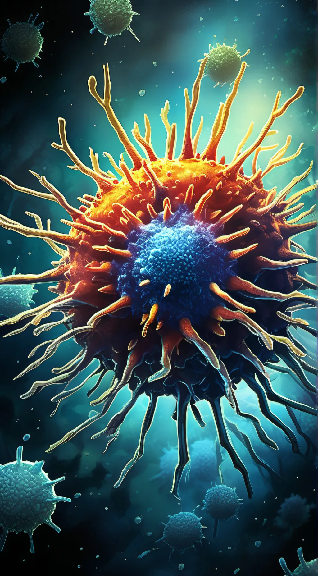 ai character: Covid-19 background