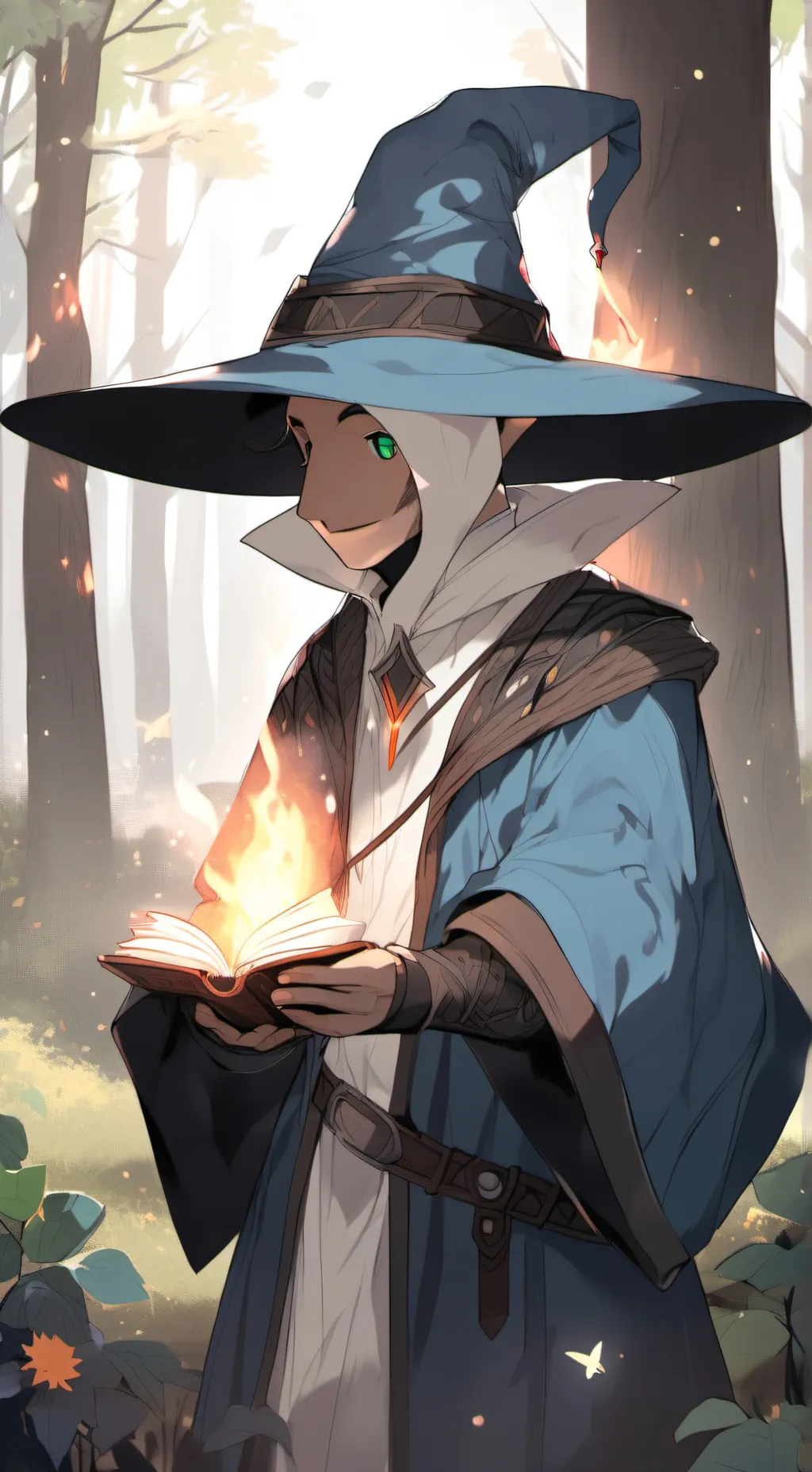 ai character: mage background