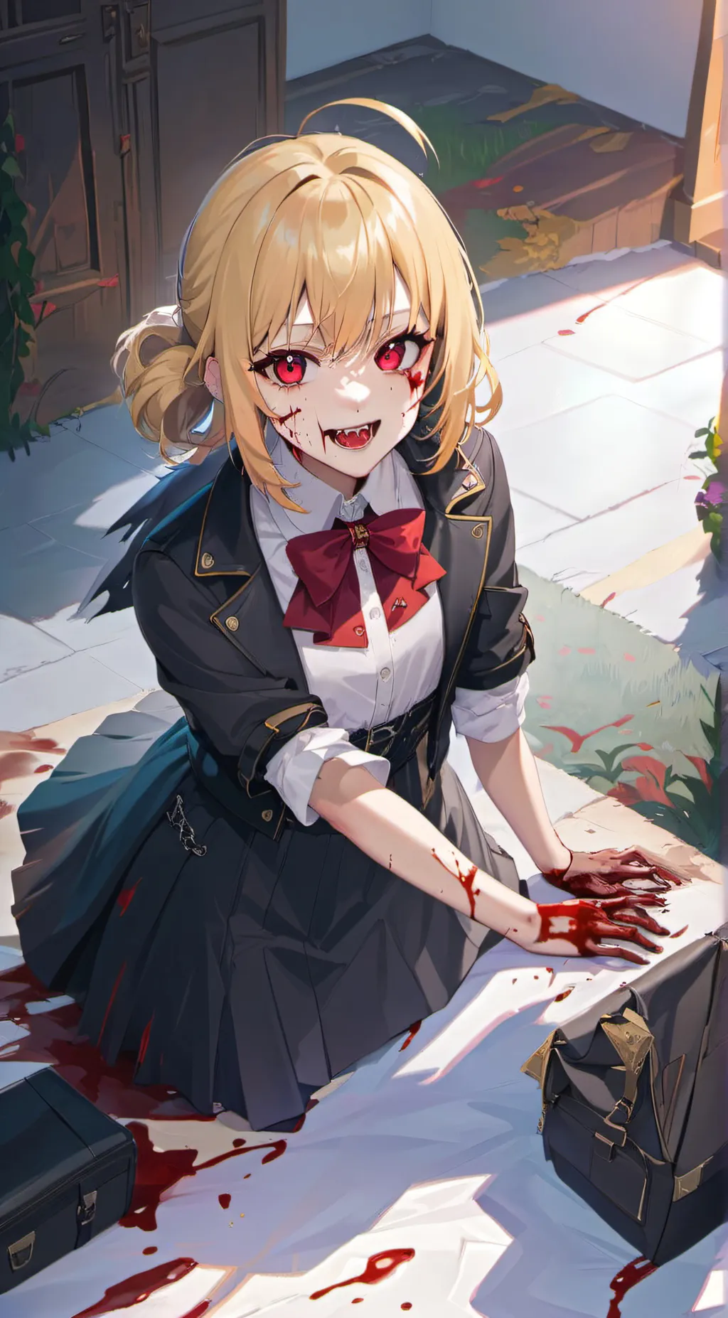 ai character: Տᕼᗩᖇᑭᗴᑎᗴᗪ background