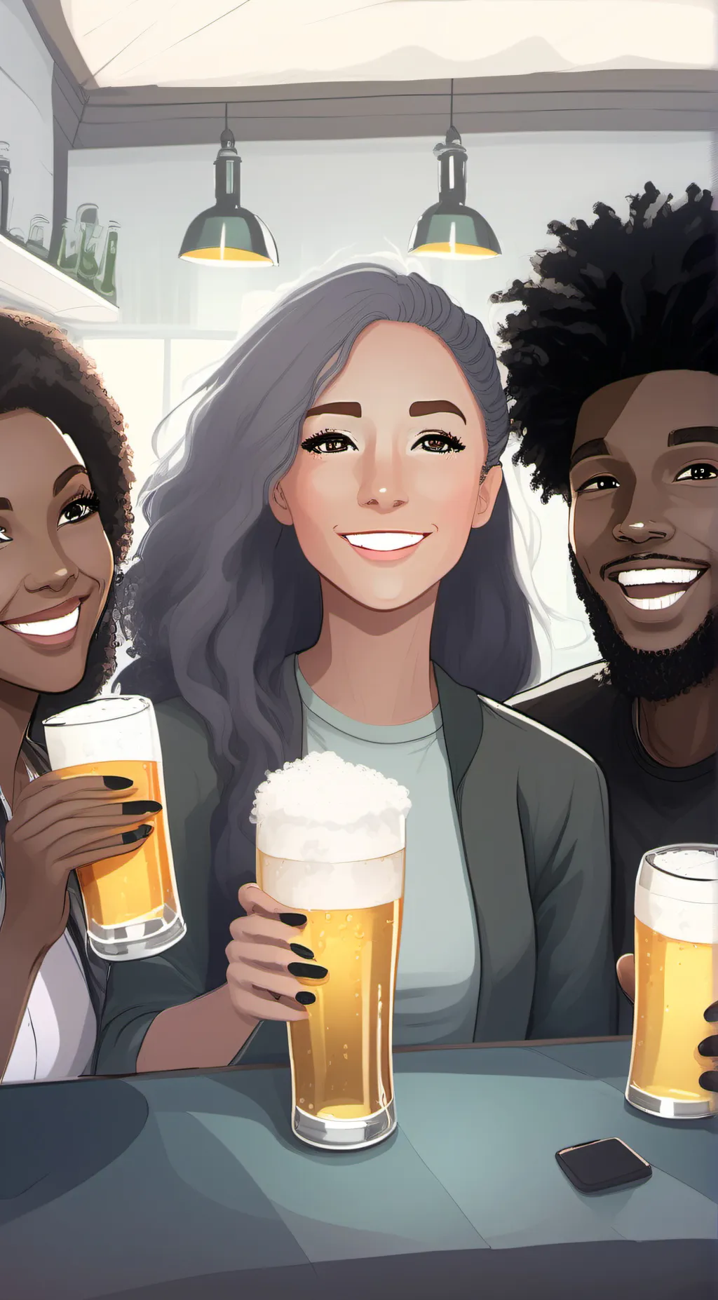 ai character: jezelle sky Valley background